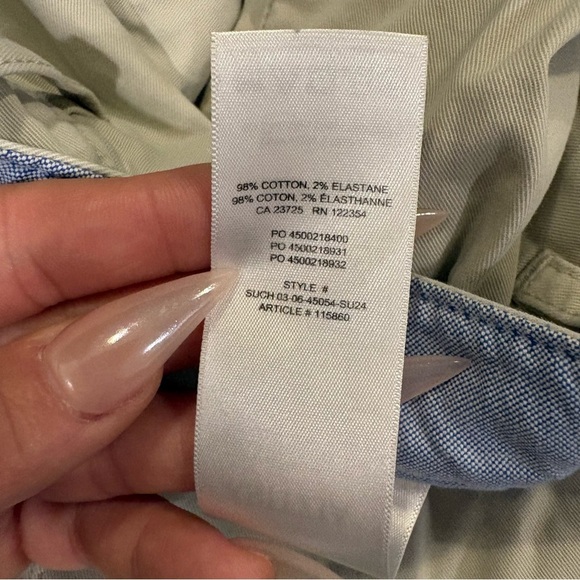 TNA Aritzia Hudson Wide Leg Chino Pants Size 8 - Picture 9 of 15